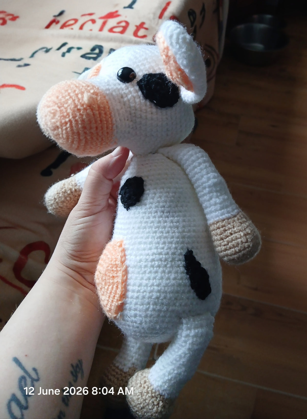 Crochet Cow Amigurumi Pattern PDF | Cute Farm Animal Plush Toy