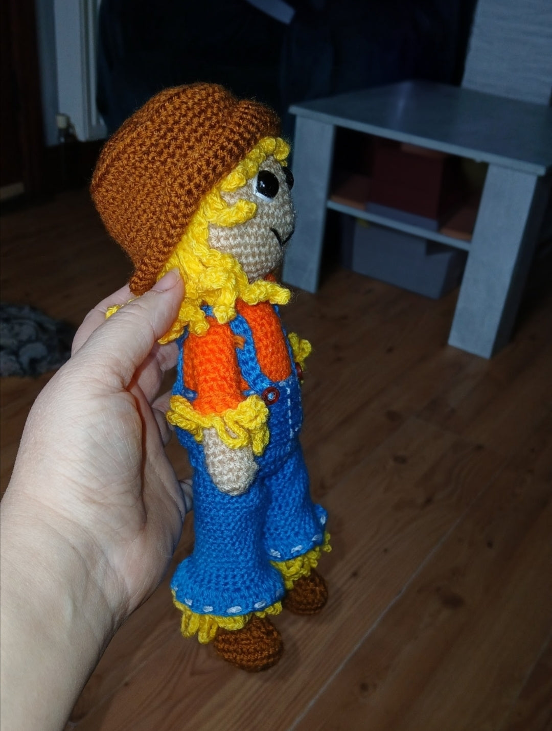 Sunny Scarecrow Doll Crochet Pattern