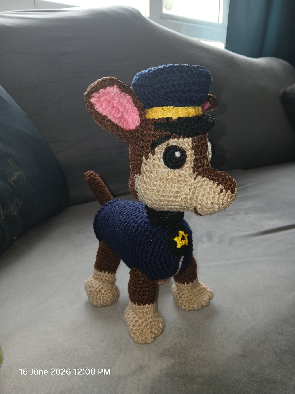 Police Dog Amigurumi Crochet Pattern