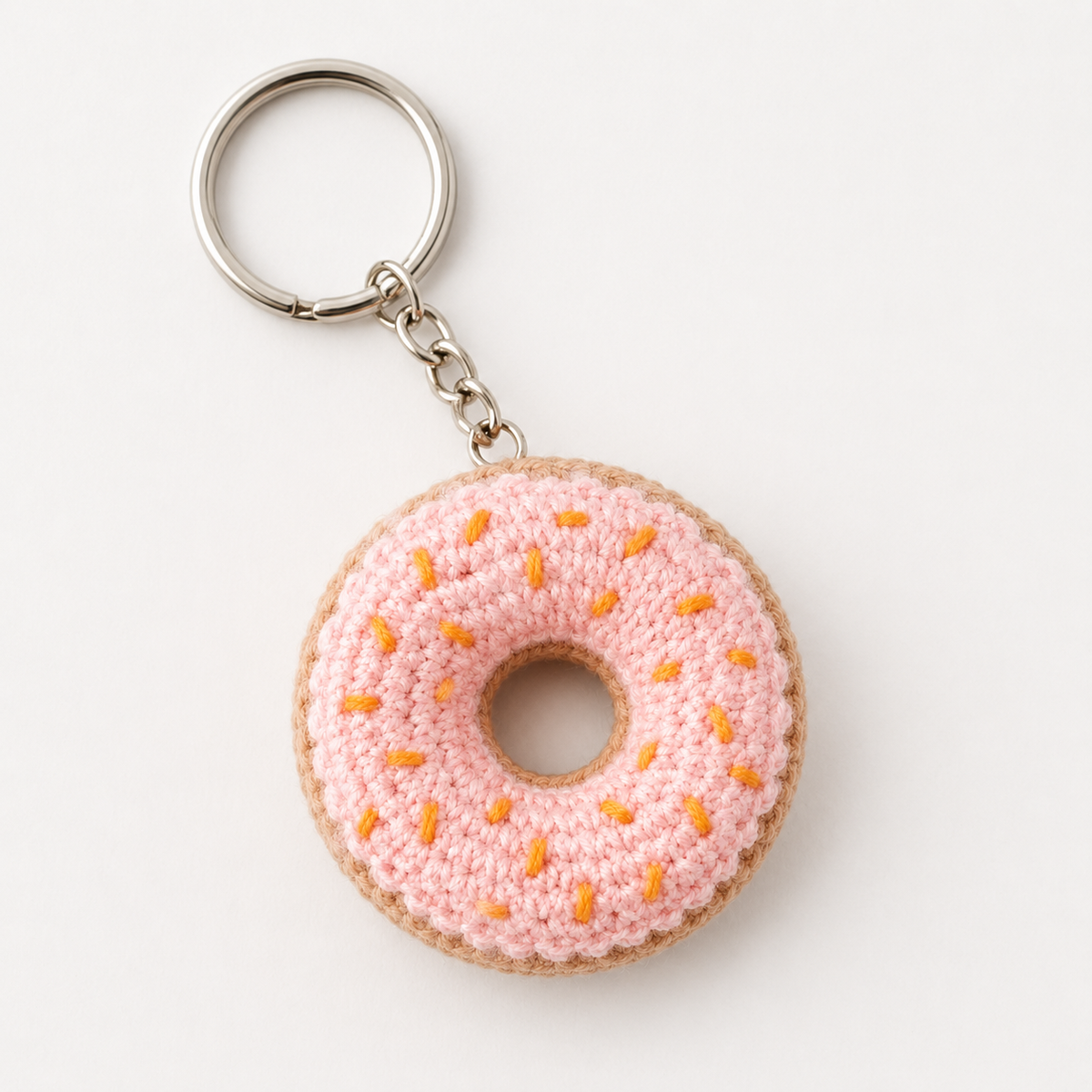 Free Easy Crochet Donut Keychain Pattern – Cute Amigurumi PDF Download