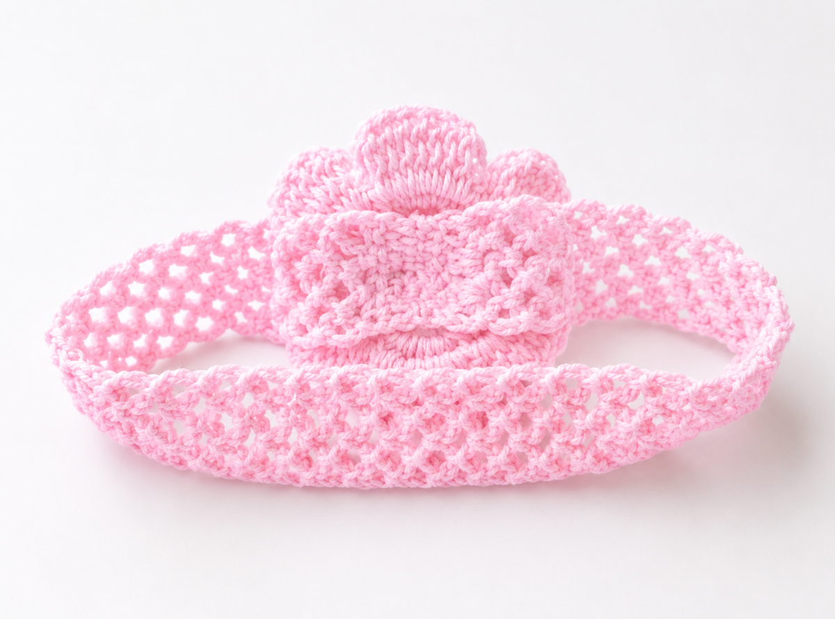 BABY STRETCHY HEADBAND CROCHET PATTERN