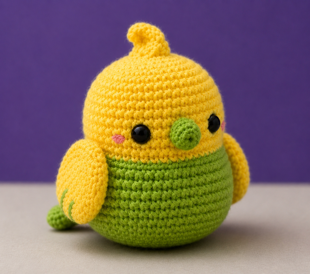 Mini Budgie Bird Crochet Pattern