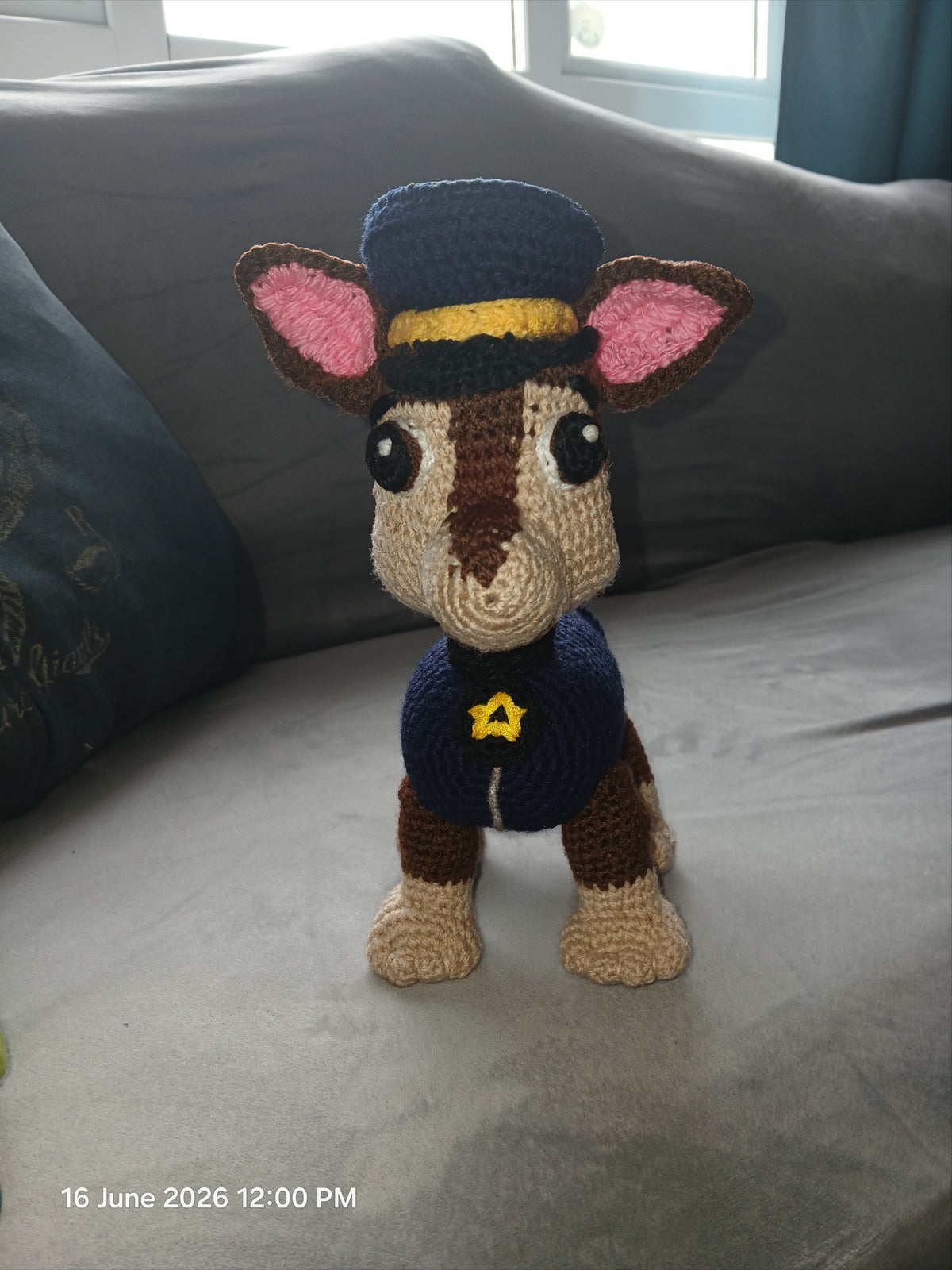 Police Dog Amigurumi Crochet Pattern