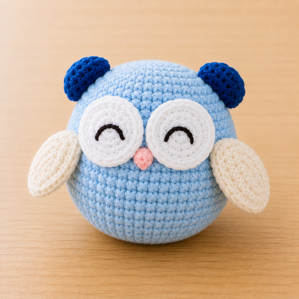 Mini Crochet Owl Pattern – Cute Pocket Owl Amigurumi