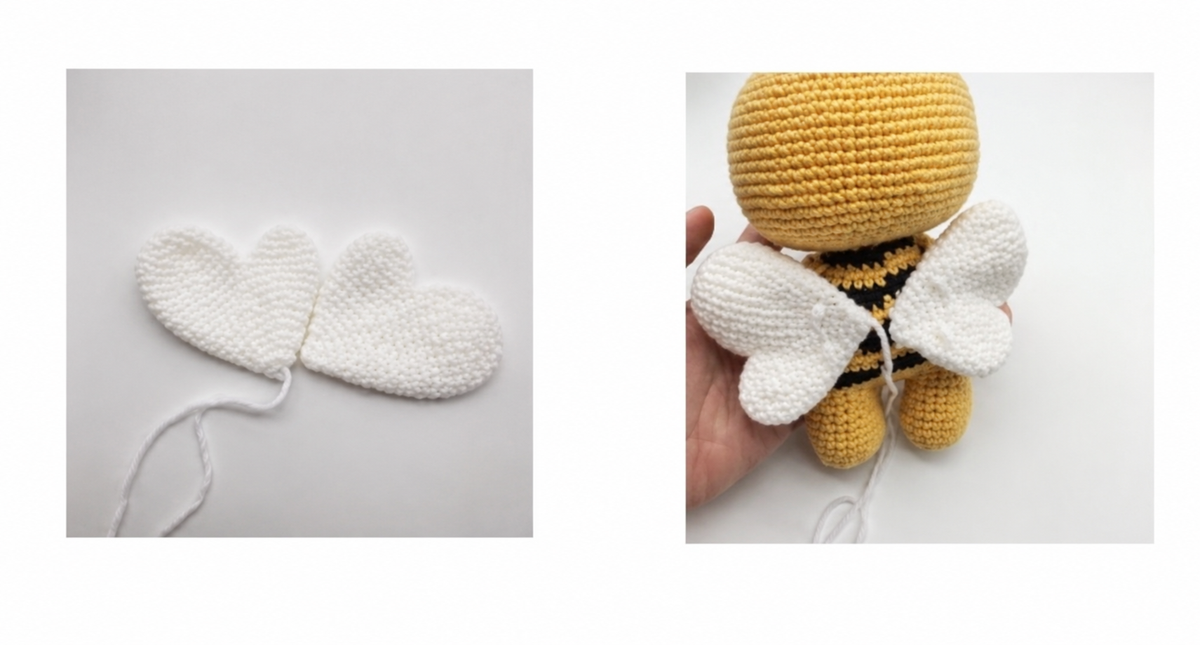 Cute Little Bee Amigurumi Crochet Pattern | Digital PDF Download FREE