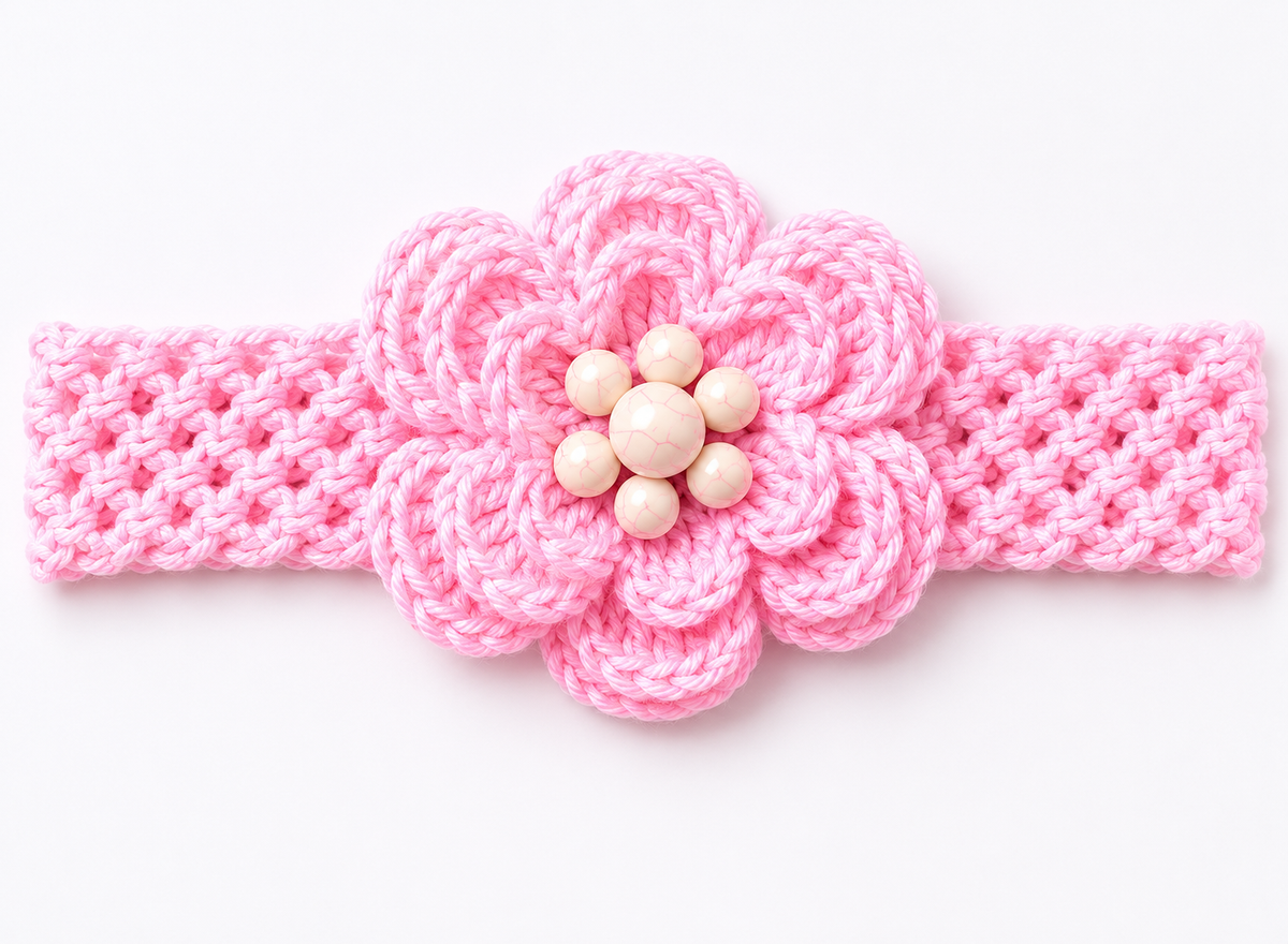 BABY STRETCHY HEADBAND CROCHET PATTERN