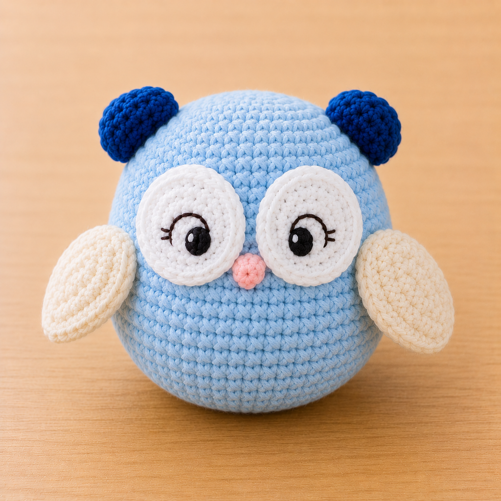 Mini Crochet Owl Pattern – Cute Pocket Owl Amigurumi