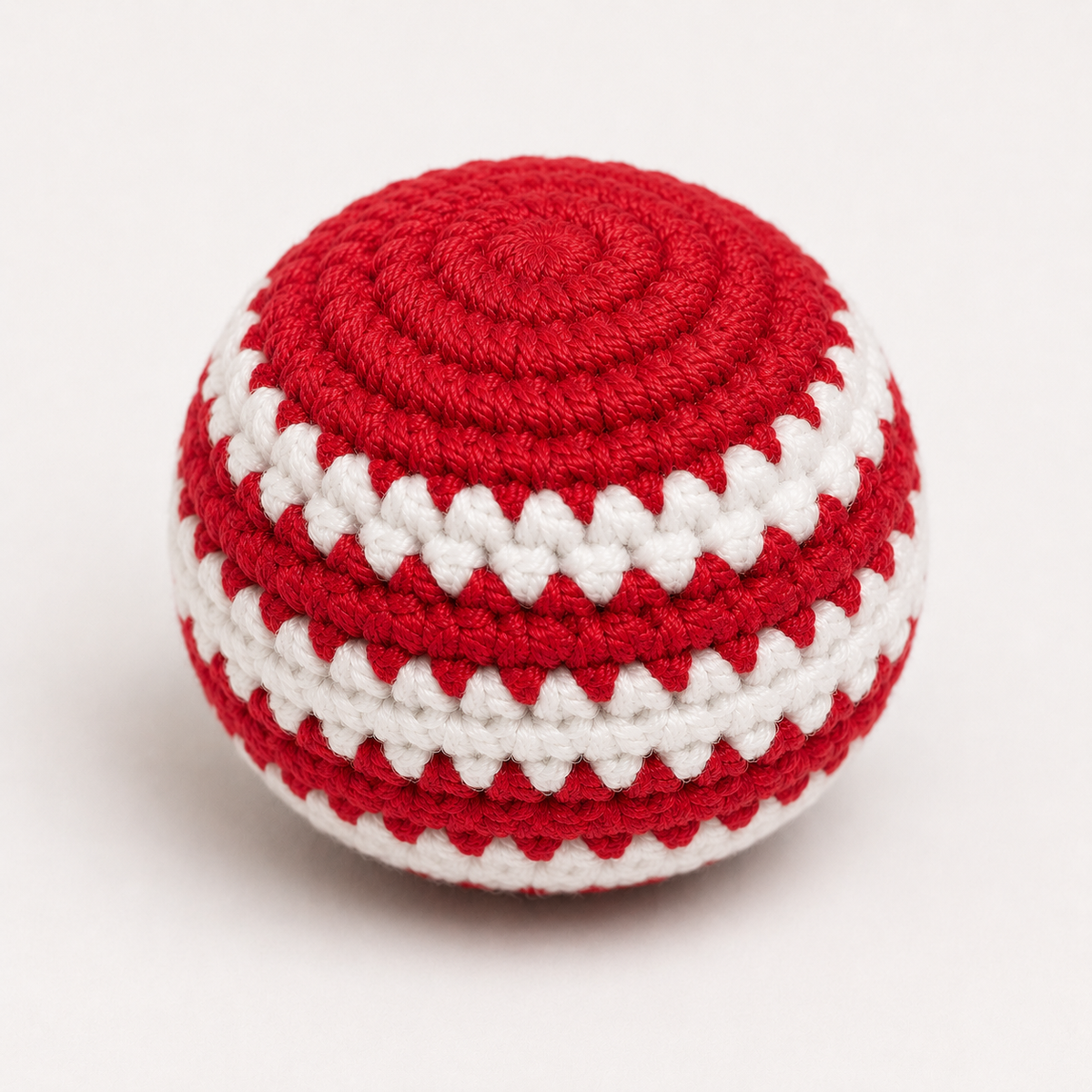 “FREE Handmade Crochet Footbag Pattern (Hacky Sack Style)”