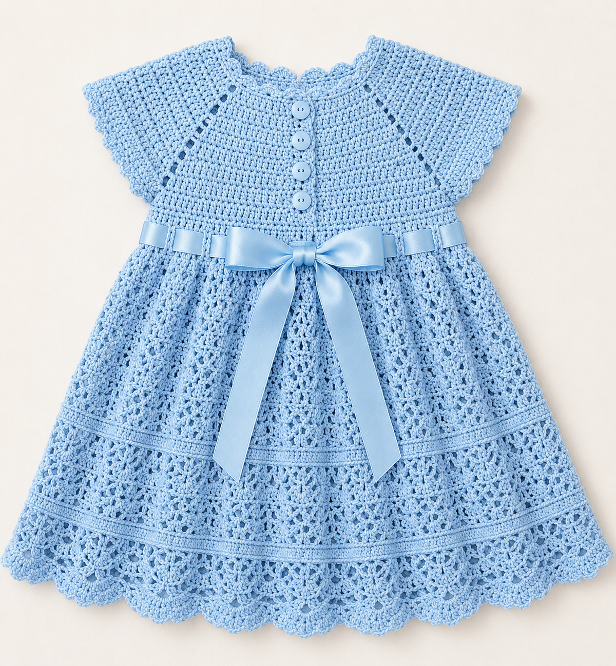 Bluebell Blossom Crochet Dress Pattern