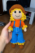 Sunny Scarecrow Doll Crochet Pattern
