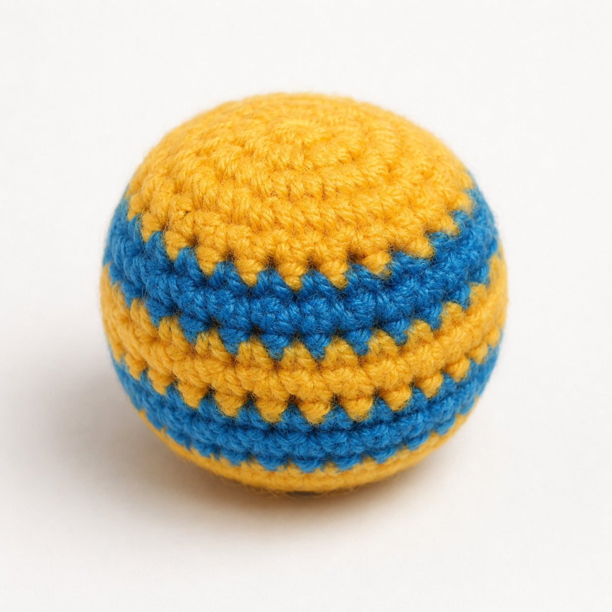 “FREE Handmade Crochet Footbag Pattern (Hacky Sack Style)”