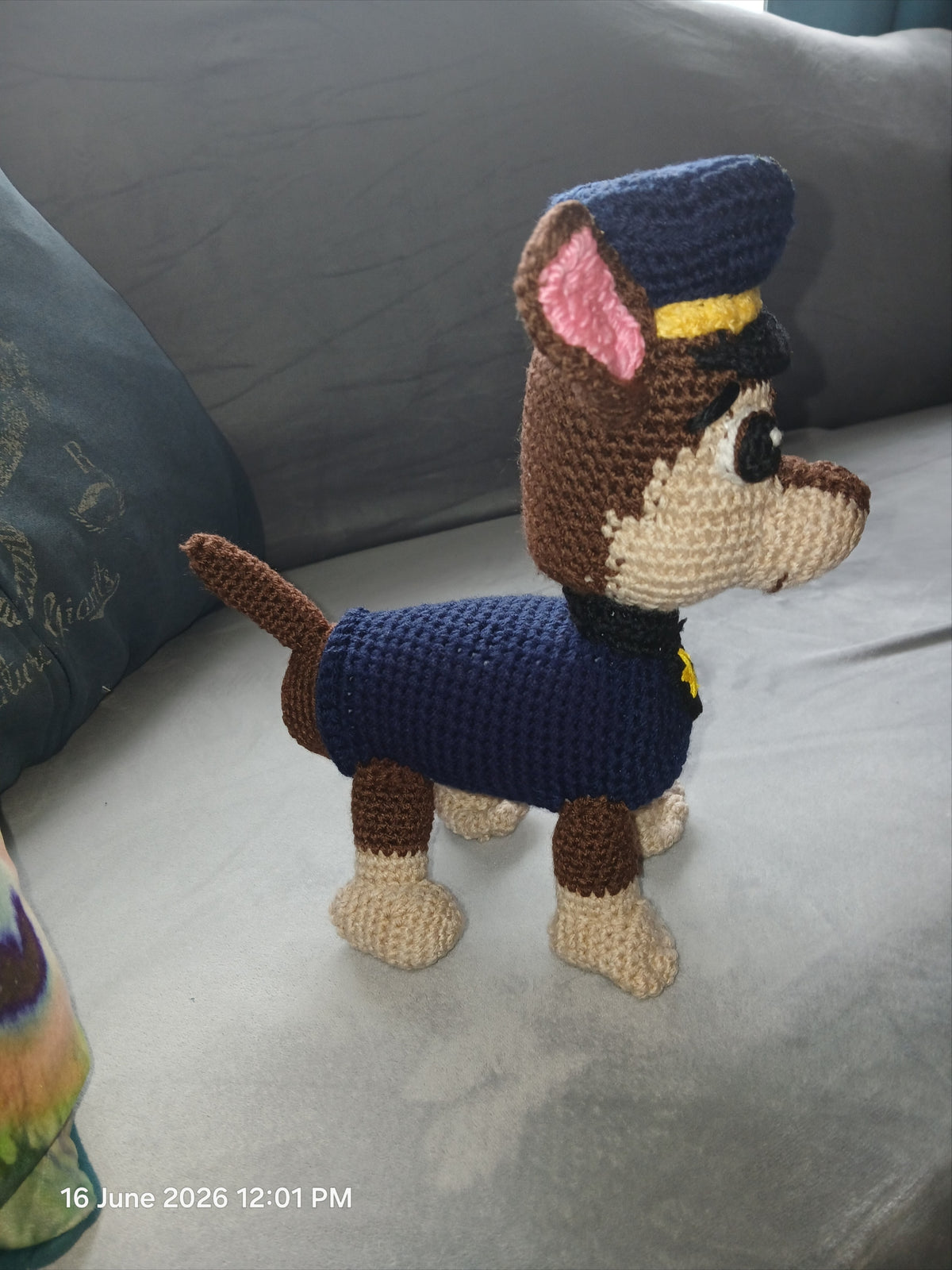 Police Dog Amigurumi Crochet Pattern