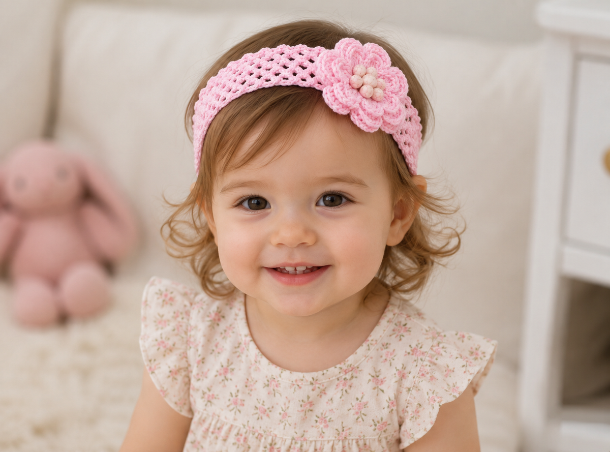 BABY STRETCHY HEADBAND CROCHET PATTERN