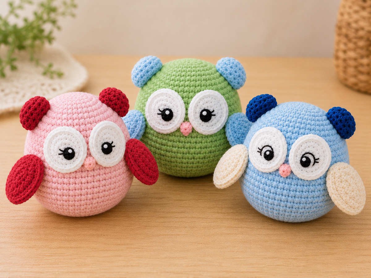 Mini Crochet Owl Pattern – Cute Pocket Owl Amigurumi