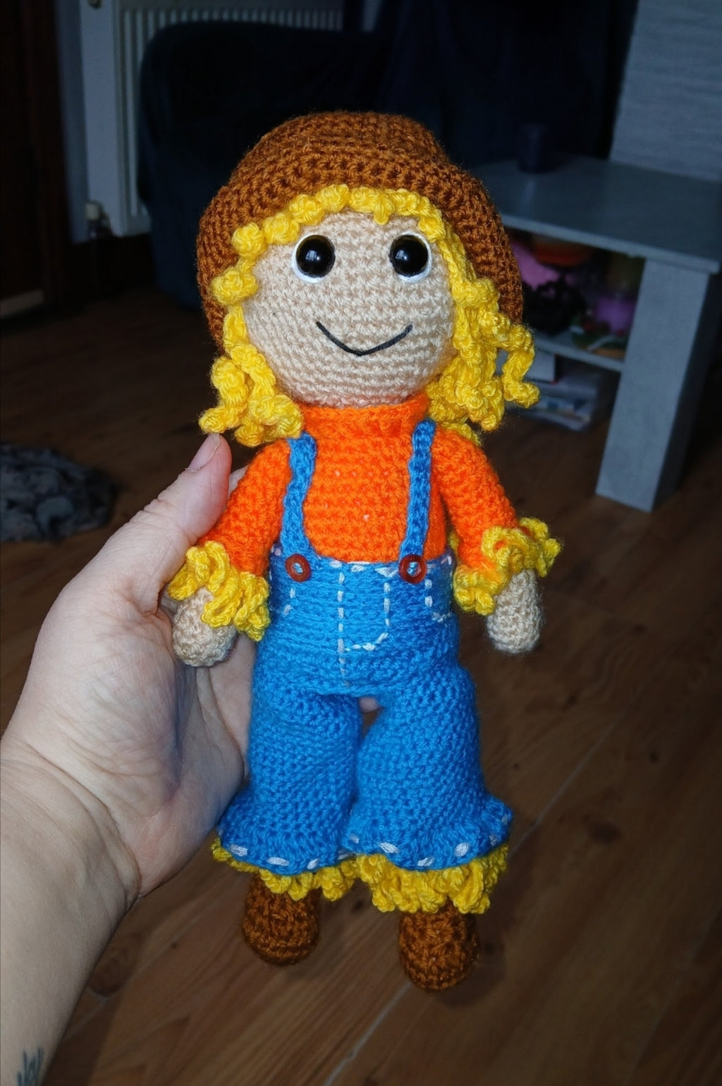 Sunny Scarecrow Doll Crochet Pattern