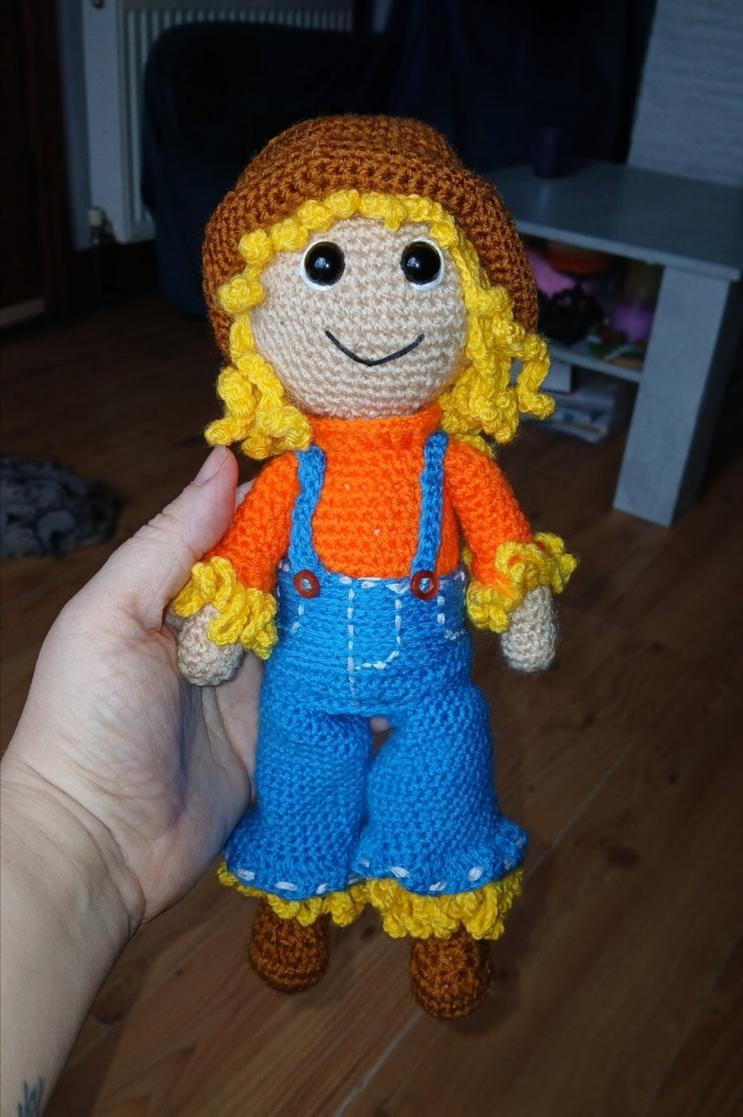 Sunny Scarecrow Doll Crochet Pattern